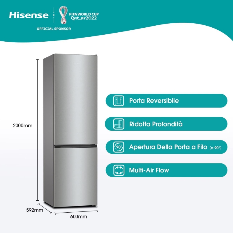 Offerta Elettrovillage Hisense Rb N Bce Frigorifero Combinato