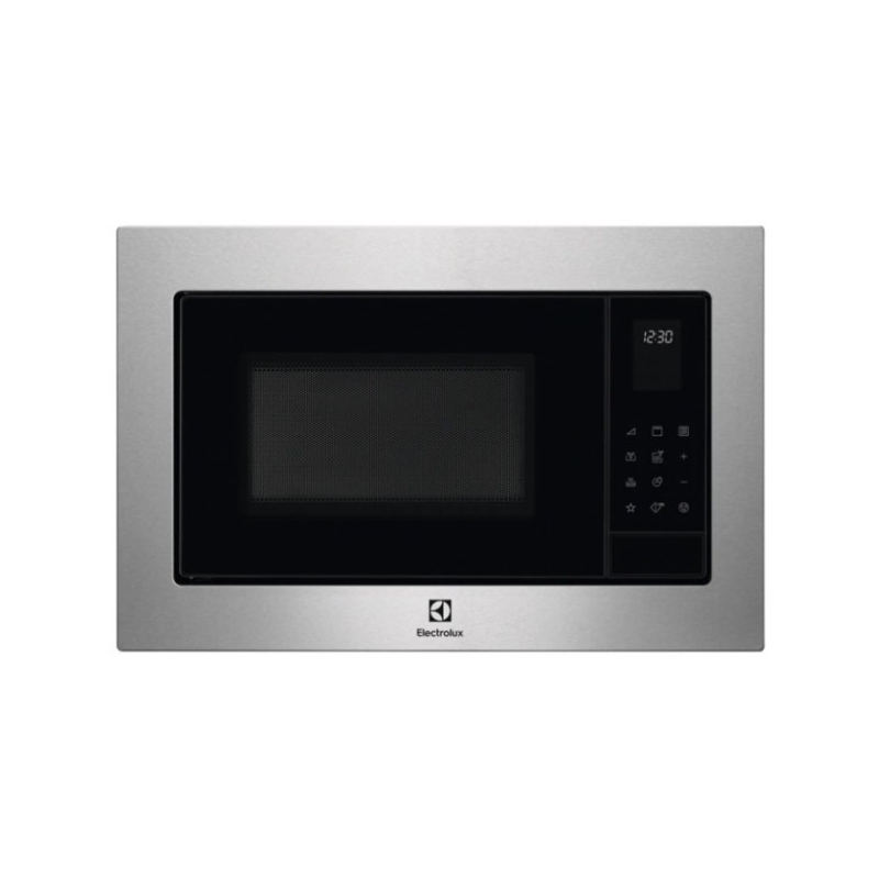 ELECTROLUX MQC326GXE FORNO MICROONDE DA INCASSO 25 LITRI 900 WATT CON GRILL COLORE ACCIAIO INOX E NERO - PROMO