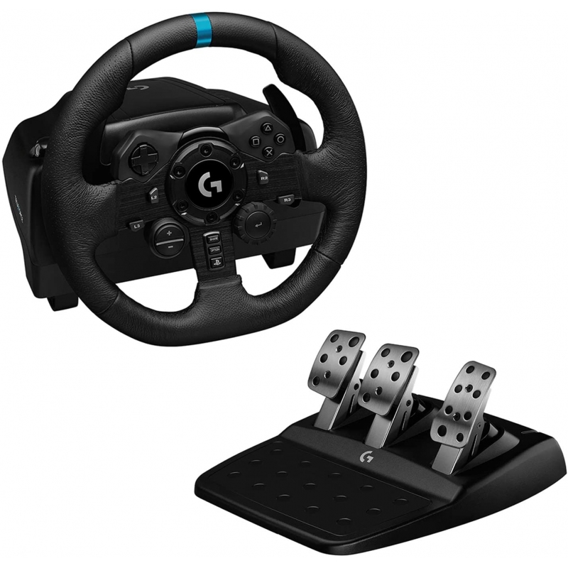 OFFERTA ELETTROVILLAGE  LOGITECH G923 VOLANTE TRUEFORCE COMPATIBILE CON  PS4 E PC DOPPIA FRIZIONE RIF. 941-000149