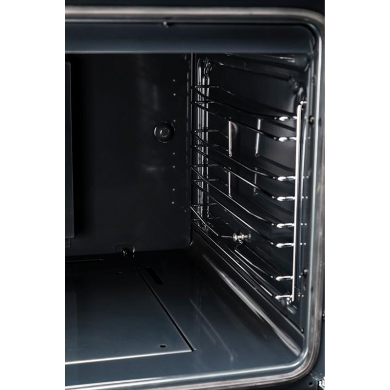 GLEM GAS Cucina da libera installazione, 60x60, Forno elettrico, 4 fuochi a  gas, 6 funzioni, inox