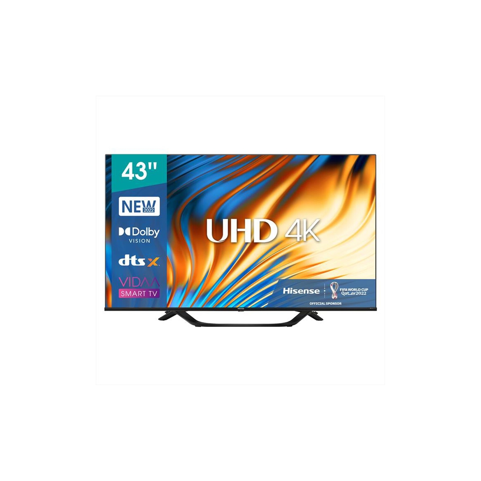 Hisense A H Tv Led Smart Tv Uhd K Dvb T Hevc Main S C Mpeg Colore Nero Promo