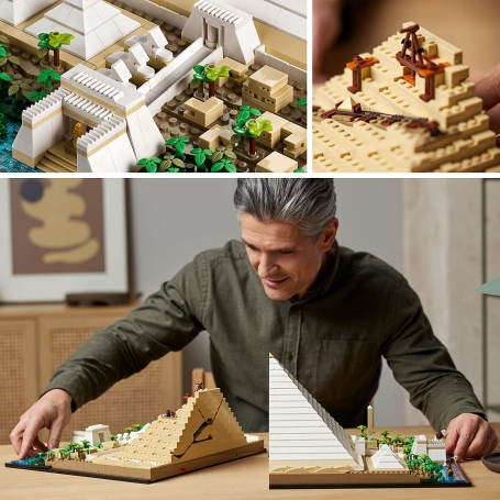 OFFERTA ELETTROVILLAGE  LEGO ARCHITECTURE LA PIRAMIDE DI GIZA 1476 PEZZI  RIF. 21058