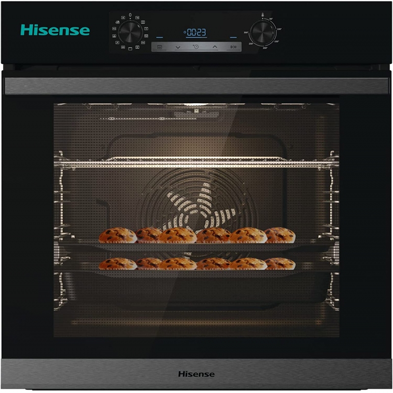 HISENSE BSA65226AB FORNO DA INCASSO ELETTRICO VENTILATO MULTIFUNZIONE 77LT STEAM ASSIST IDROLITICO CLASSE A NERO - PROMO