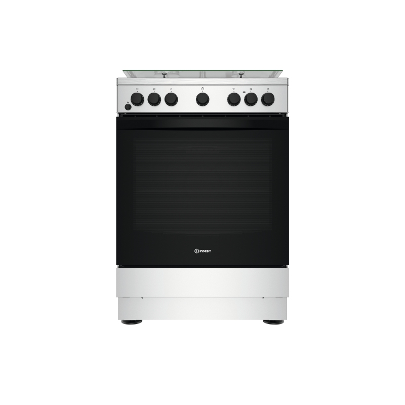 INDESIT IS67G4PHX/E CUCINA 60x60 LIBERA INSTALLAZIONE 4 FUOCHI FORNO ELETTRICO VENTILATO 73L COLORE INOX - PROMO