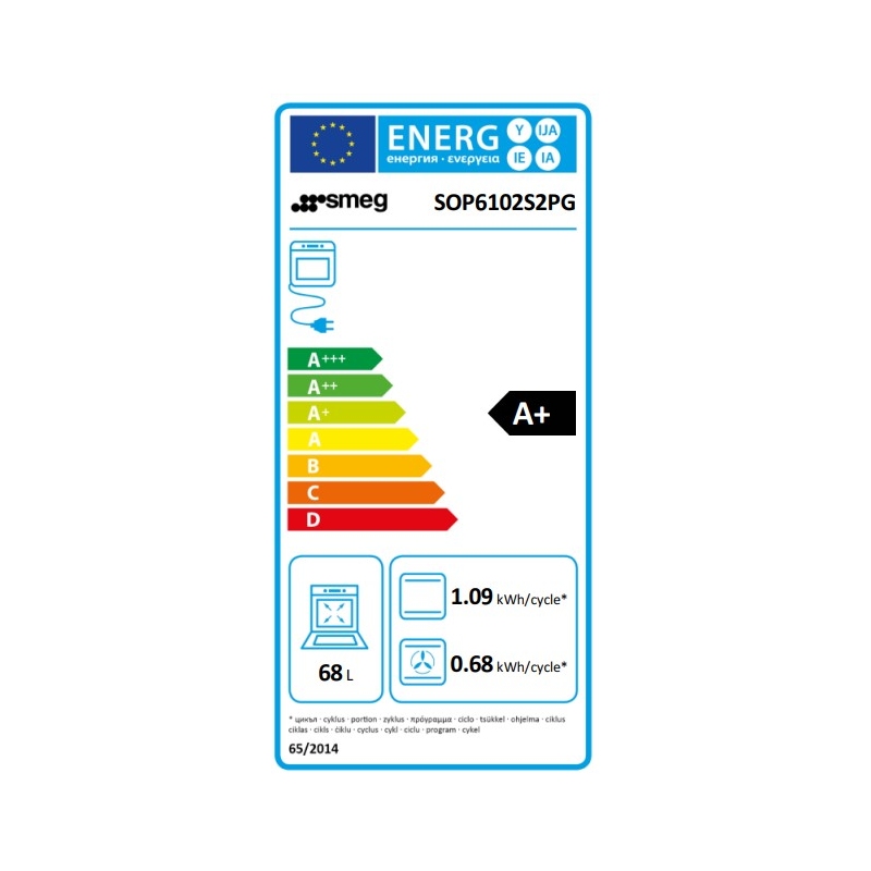 SMEG SO6102M2B3 GALILEO SPEEDWAVEXL FORNO ELETTRICO VENTILATO E A ...