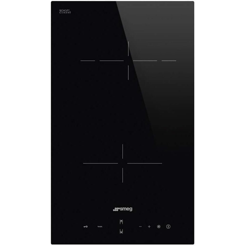 SMEG SE232TD1 PIANO COTTURA DA INCASSO IN VETROCERAMICA 30 CM 2 ZONE COLORE NERO - PROMO