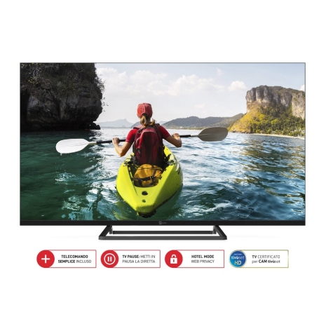 TELESYSTEM FHD 40 FLFHD SMV13 TV LED 40'' FULL HD SMART TV DVB-T2 HEVC/DVB