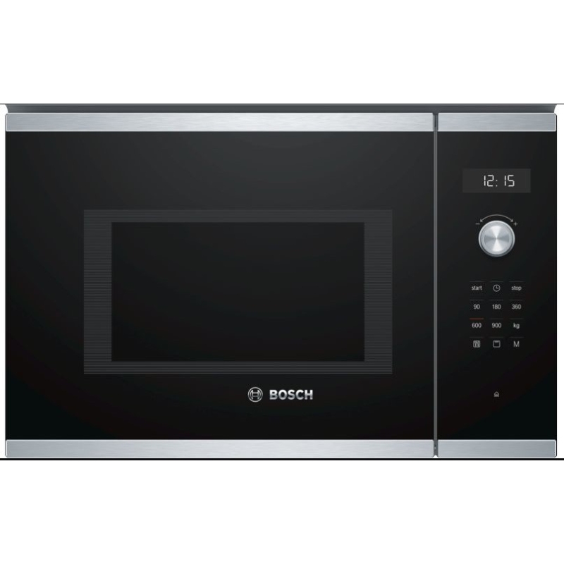 BOSCH BEL554MS0 FORNO A MICROONDE DA INCASSO 25 LITRI NERO/INOX