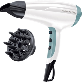 Remington Asciugacapelli agli Ioni con Accessori Potenza 2000 Watt colore  Bronzo e Grigio - D6077