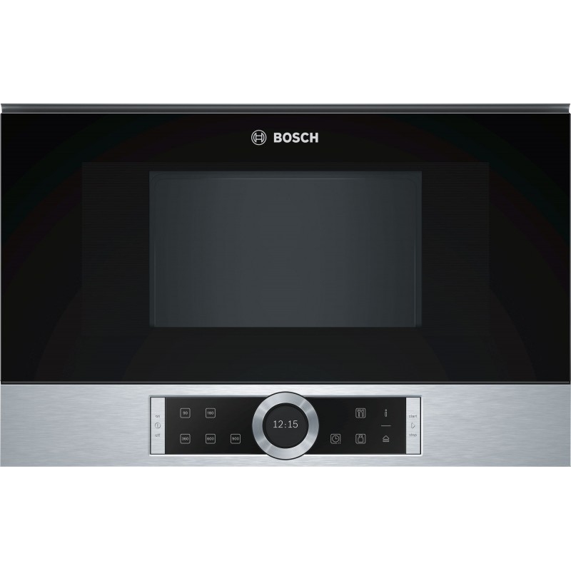 BOSCH BFL634GS1 FORNO A MICROONDE DA INCASSO 21LT 900 WATT INOX