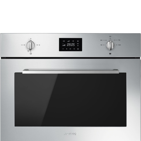 SMEG FMI020X FORNO A MICROONDE DA INCASSO 17LT 800 WATT CON GRILL INOX