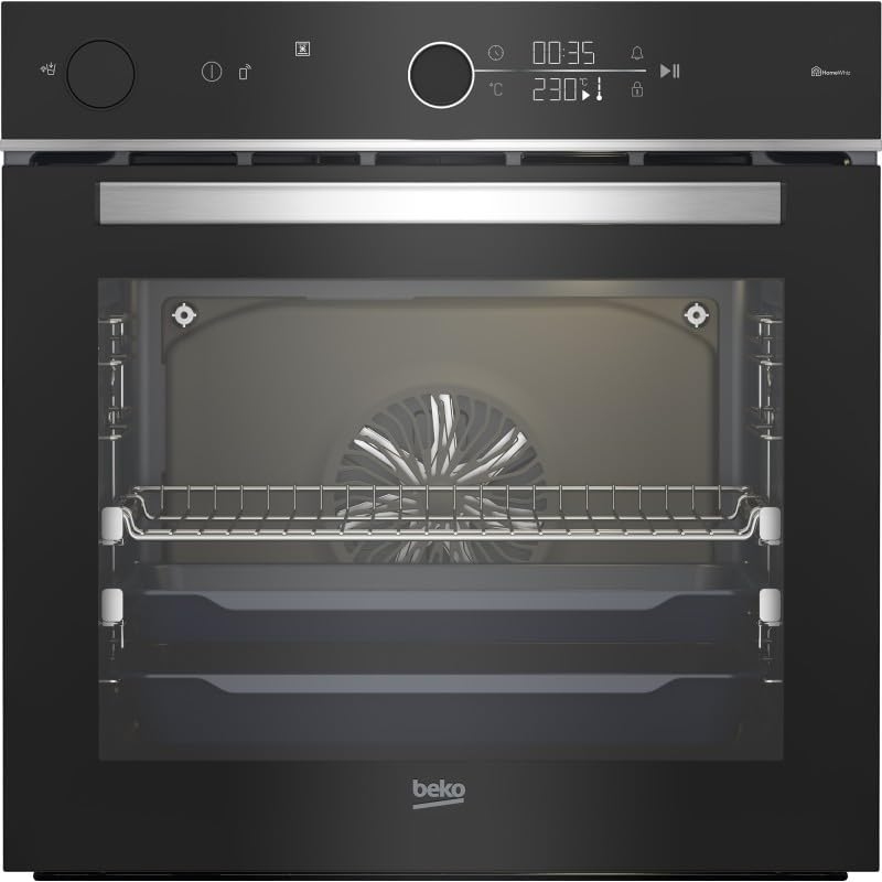 BEKO BBIS18400BCSWE FORNO DA INCASSO MULTIFUNZIONE A VAPORE 72LT 60CM CLASSE A+ NERO/INOX