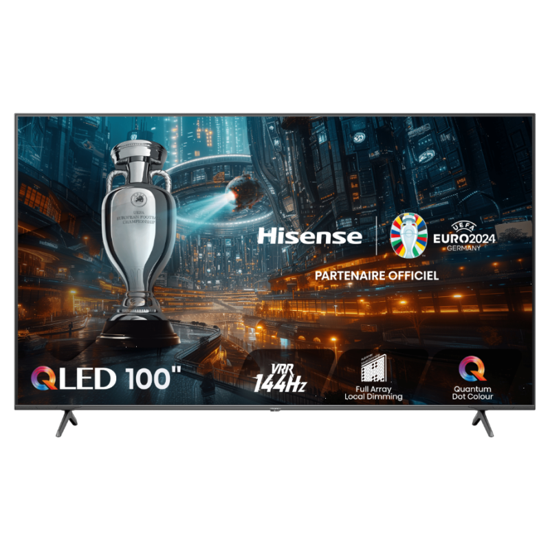 HISENSE 100E7NQPRO TV QLED 100'' SMART TV ULTRA HD 4K 144 HDVB-T2 HEVC MAIN10/DVB-S2 - PROMO
