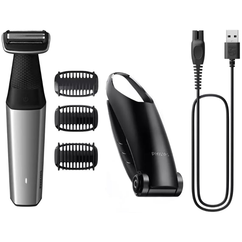 PHILIPS BG5021/15 BODYGROOM SERIE 5000 RIFINITORE IMPERMEABILE PER CORPO E INGUINE