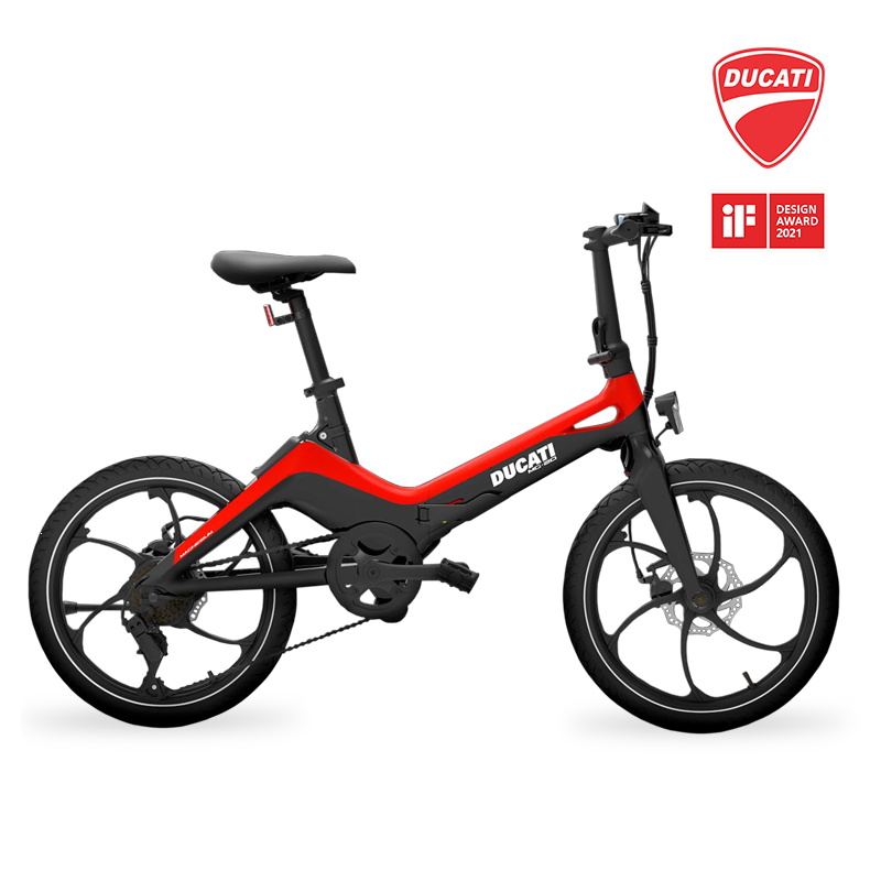 DUCATI FOLDABLE E-BIKE BICICLETTA 20" AUTONOMIA FINO A 50KM - DU-BI-210003