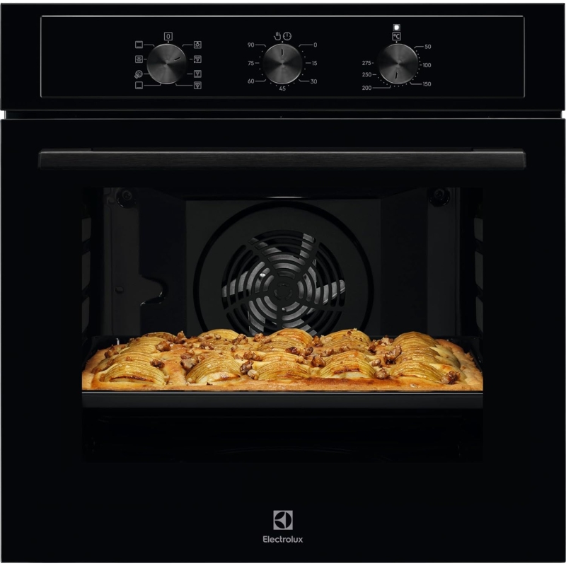 ELECTROLUX EOH2H044K FORNO DA INCASSO ELETTRICO VENTILATO 68LT FUNZIONE PIZZA ACQUA CLEAN CLASSE A+ NERO