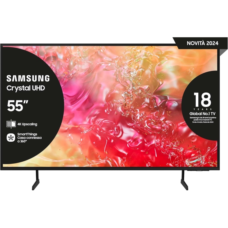 SAMSUNG UE55DU7170UXZT TV LED 55'' 4K CRYSTAL UHD SMART TV WI-FI