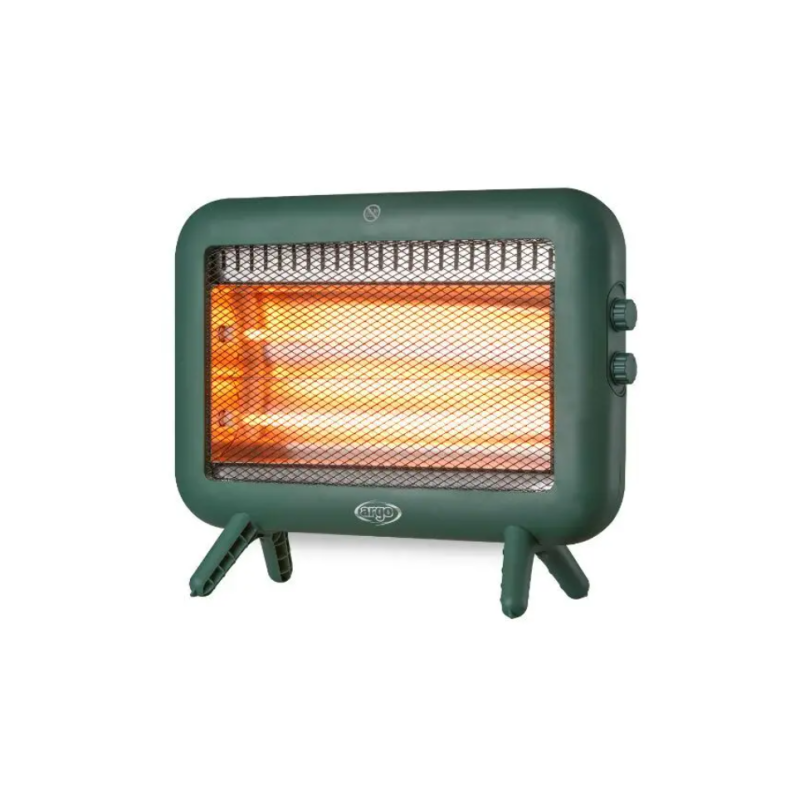 ARGO SEVENTY GREEN STUFA ELETTRICA AL QUARZO 1000 W 2 POTENZE - VERDE