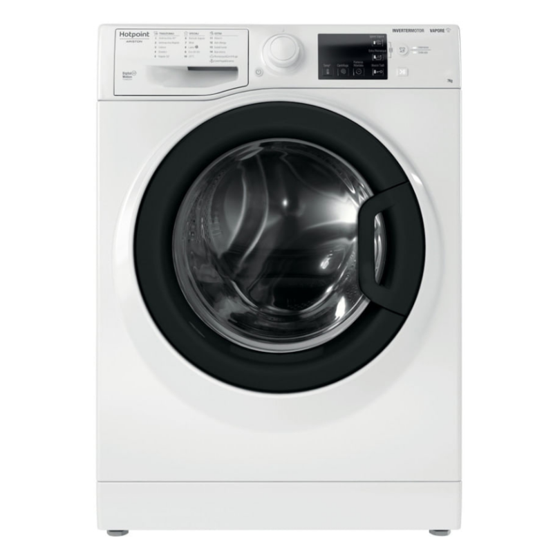 HOTPOINT ARISTON RSSG R527 B IT LAVATRICE SLIM 44CM 7KG 1200 GIRI INVERTER VAPORE CLASSE B - RSSGR527BIT