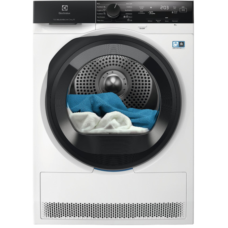 ELECTROLUX EW7H48GY ASCIUGATRICE A POMPA DI CALORE 8KG MOTORE INVERTER WIFI CLASSE A+++