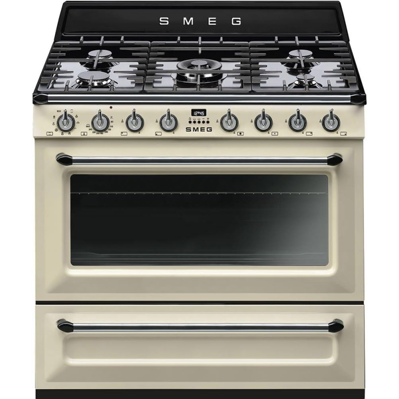 SMEG TR90P2 CUCINA 90X60 5 FUOCHI A GAS FORNO ELETTRICO - AVENA