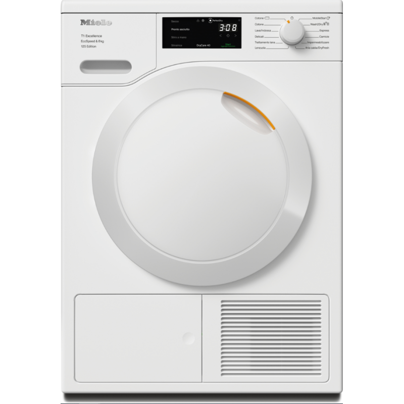 MIELE TEC665WP ASCIUGATRICE 125 EDITION 8KG A POMPA DI CALORE WIFI CLASSE A+++ BIANCO - PROMO