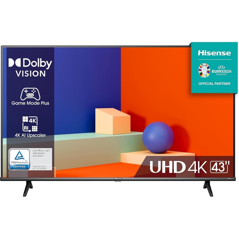 HISENSE 43E63KT TV LED 43'' SMART TV UHD 4K