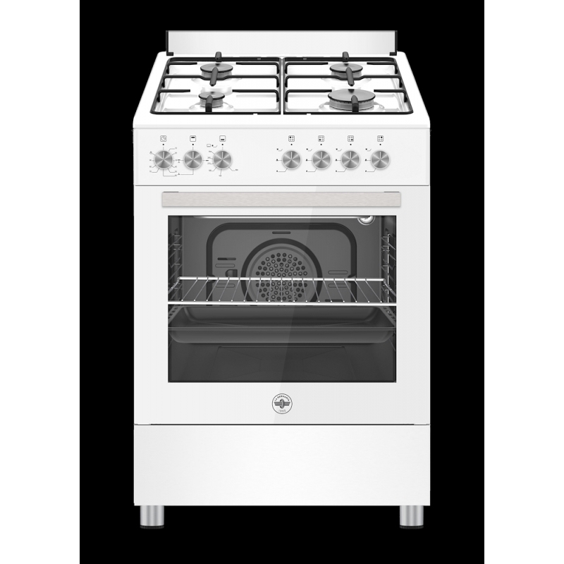 LA GERMANIA SE664GB CUCINA 60x60 4 FUOCHI A GAS FORNO A GAS VENTILATO - BIANCO